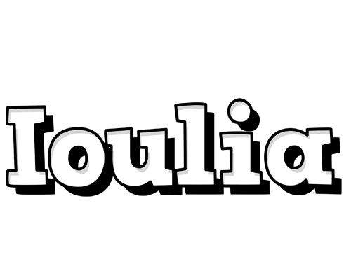 Ioulia snowing logo