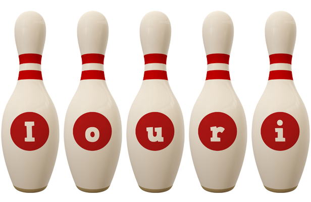 Iouri bowling-pin logo