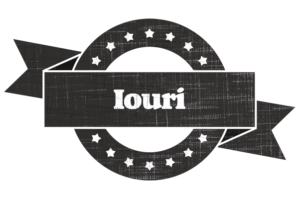 Iouri grunge logo