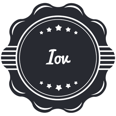 Iov badge logo