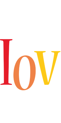 Iov birthday logo