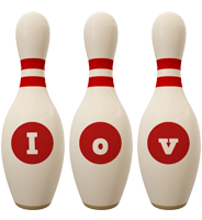 Iov bowling-pin logo