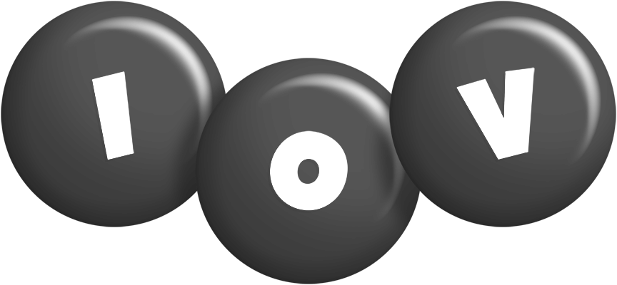 Iov candy-black logo