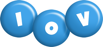 Iov candy-blue logo