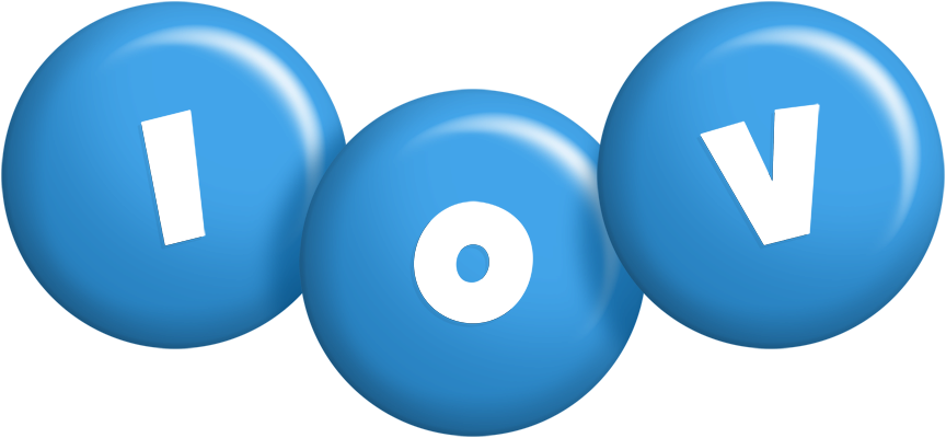Iov candy-blue logo
