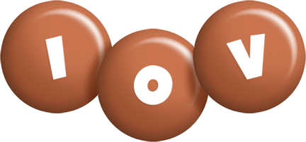 Iov candy-brown logo