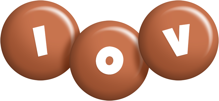 Iov candy-brown logo