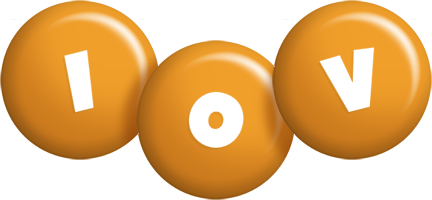 Iov candy-orange logo