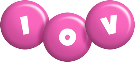 Iov candy-pink logo