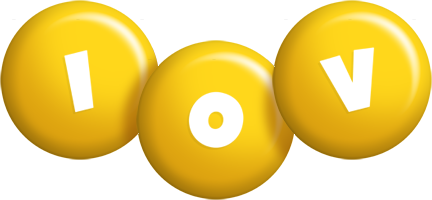 Iov candy-yellow logo