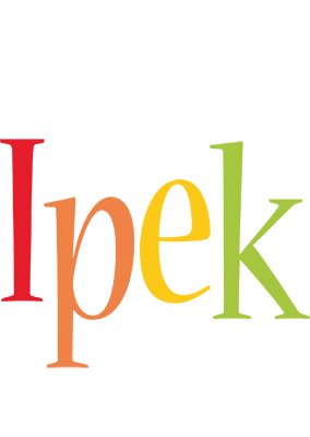 Ipek birthday logo