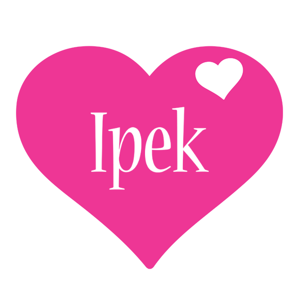Ipek love-heart logo