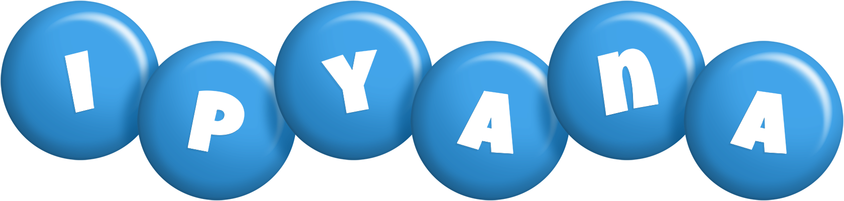 Ipyana candy-blue logo