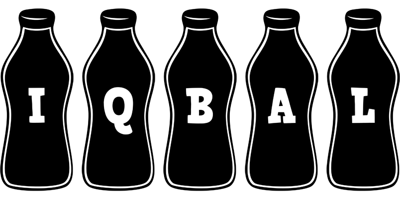 Iqbal bottle logo