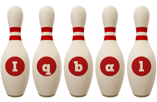 Iqbal bowling-pin logo