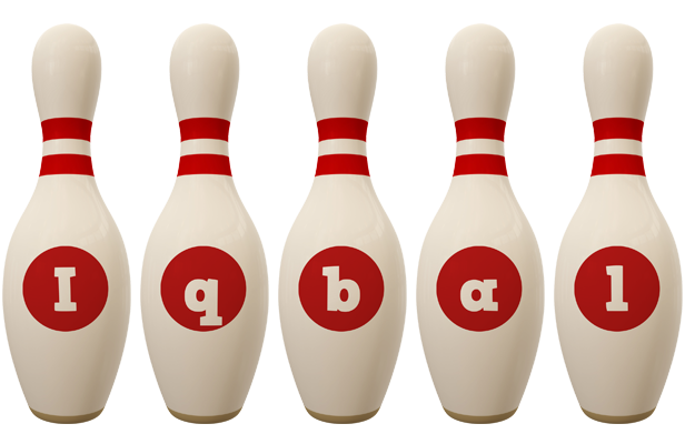 Iqbal bowling-pin logo