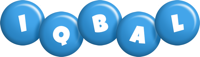 Iqbal candy-blue logo