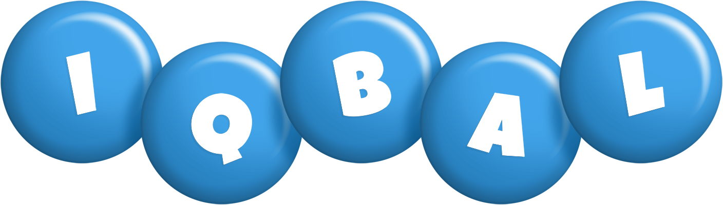 Iqbal candy-blue logo