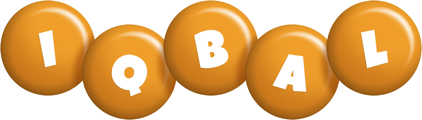 Iqbal candy-orange logo