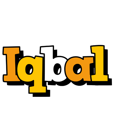 Iqbal cartoon logo