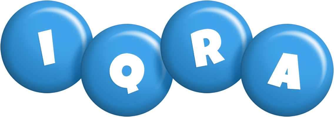 Iqra candy-blue logo