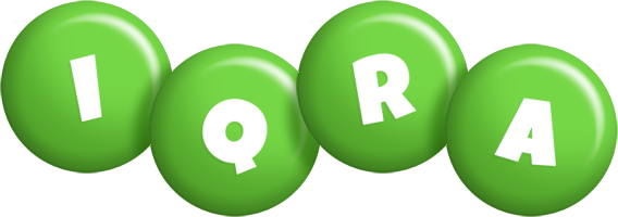 Iqra candy-green logo
