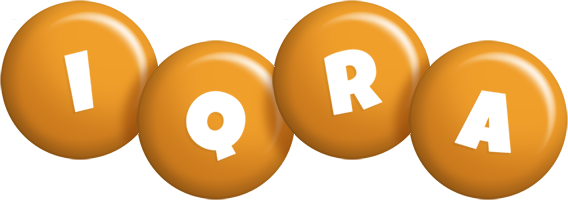 Iqra candy-orange logo