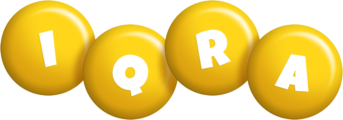 Iqra candy-yellow logo