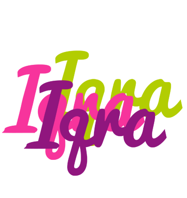 Iqra flowers logo
