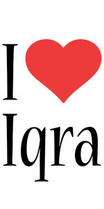 Iqra i-love logo