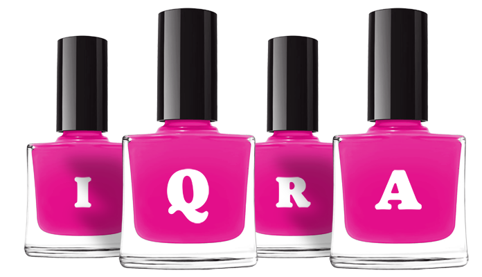 Iqra nails logo