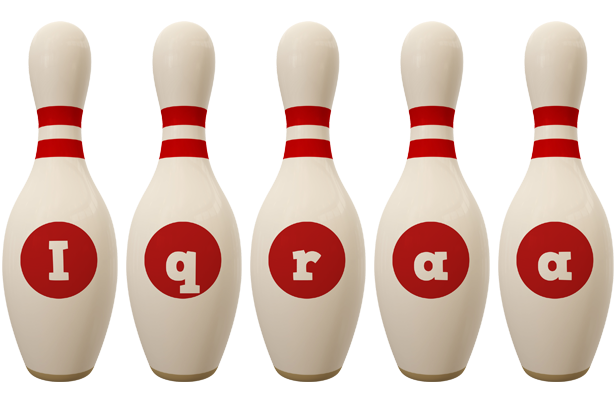 Iqraa bowling-pin logo