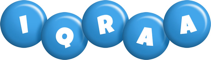 Iqraa candy-blue logo