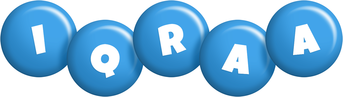 Iqraa candy-blue logo