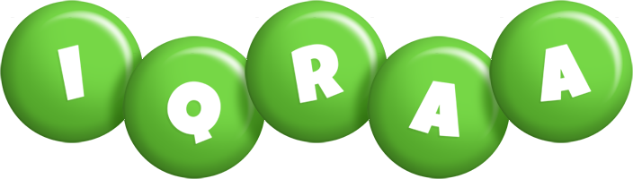 Iqraa candy-green logo