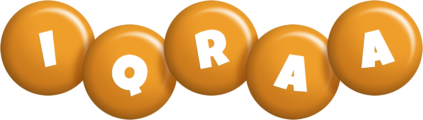 Iqraa candy-orange logo