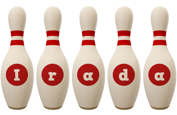 Irada bowling-pin logo