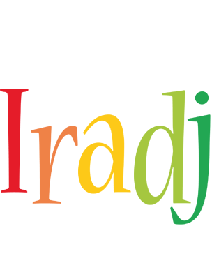 Iradj birthday logo