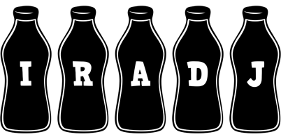 Iradj bottle logo