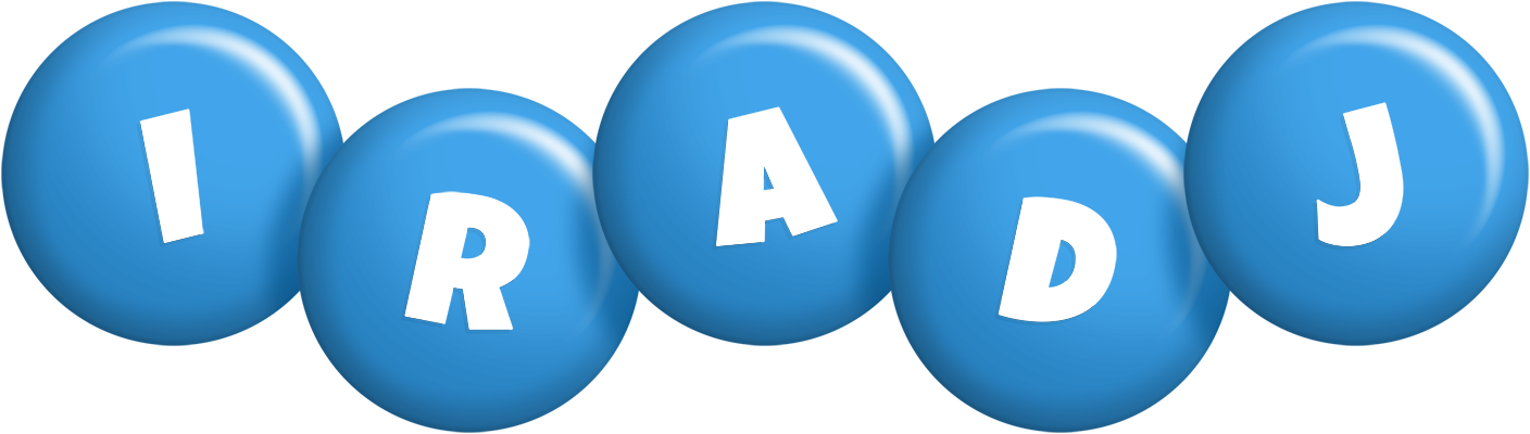 Iradj candy-blue logo
