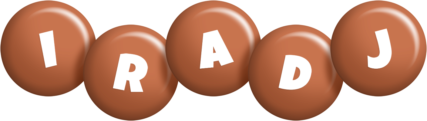Iradj candy-brown logo