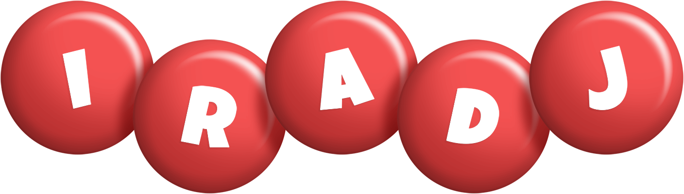 Iradj candy-red logo