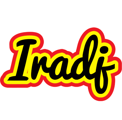 Iradj flaming logo