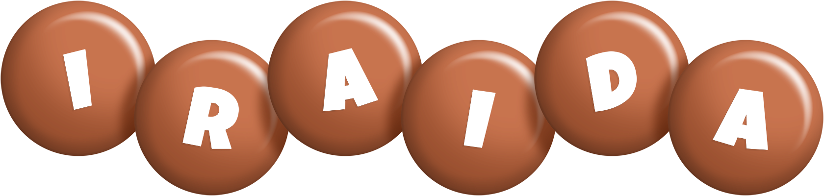 Iraida candy-brown logo