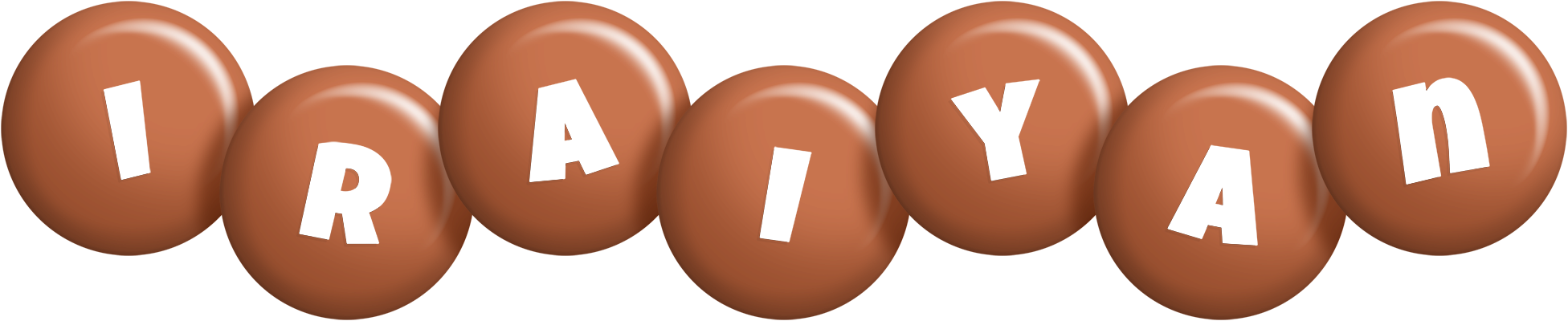 Iraiyan candy-brown logo