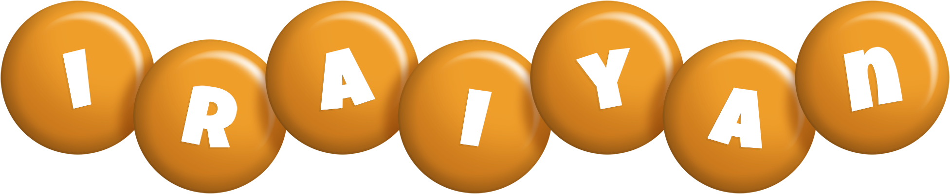 Iraiyan candy-orange logo