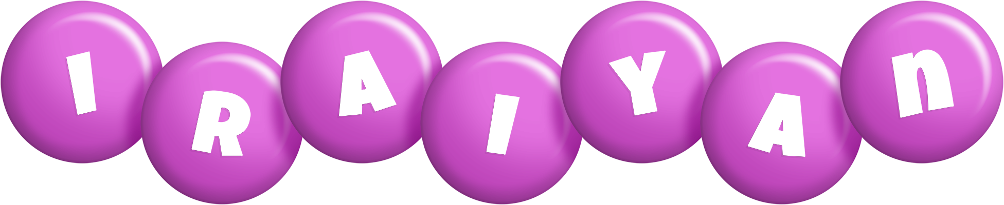 Iraiyan candy-purple logo