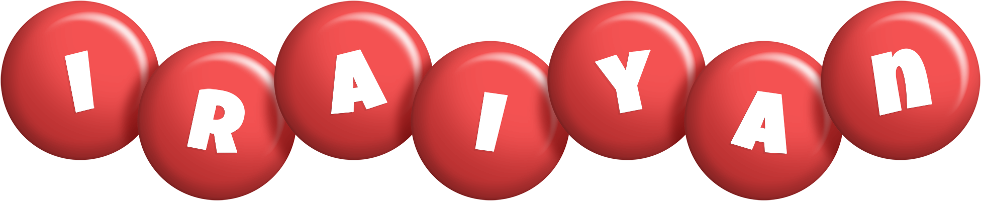 Iraiyan candy-red logo