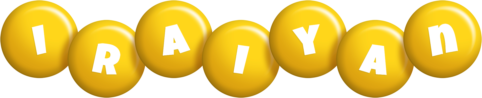 Iraiyan candy-yellow logo