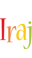 Iraj birthday logo